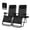 White, variant on SUMELL 2 Pack Zero Gravity Chair, 160° Reclining, Removable Pillow, Side Tray, 2 Cup Holders, 330 lb Capacity, Black