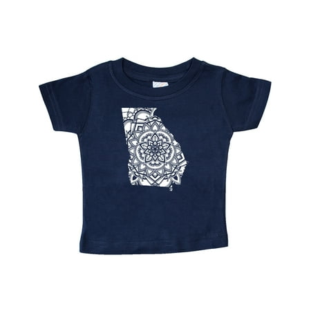 

Inktastic Georgia Silhouette Mandala Gift Baby Boy or Baby Girl T-Shirt