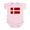 Petal Pink, variant on CafePress - Danish Flag Infant Bodysuit - Baby Light Bodysuit, Size Newborn - 24 Months