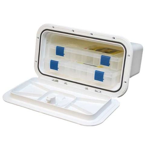 Innovative Boat Tackle Center 530-033 | 8 x 14 Inch Artic White
