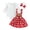 Red, variant on Bagilaanoe 3Pcs Newborn Baby Girls Overalls Dress Set Long Sleeve Romper Tops   Heart Suspender Skirt   Headband 3M 6M 9M 12M Infant Casual Clothes