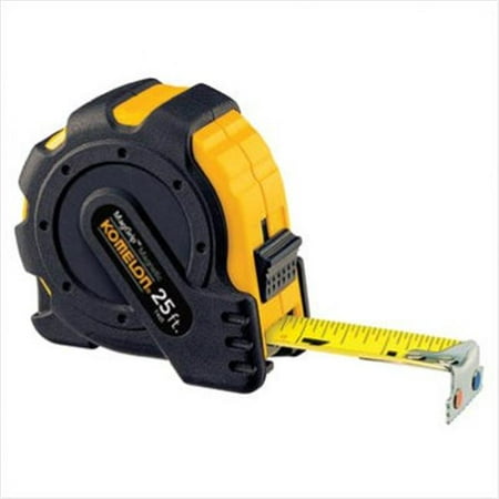 Komelon USA 416-7425IM 1 Inchx25 Inch Metric Mag Gripmagmetic Hook Tape Measu
