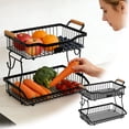 thumbnail image 2 of zhangmingg Sturdy Metal Countertop Organizer for Kitchen Pantry Display and Efficient Food Storage Rack, 2 of 4