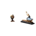thumbnail image 1 of Figura de escritorio,Reloj de mesa con figura de globo terráqueo,decoración para oficina y hogar,Reloj de escritorio,figura decorativa,decoración para el hogar,estatua de bailarina de, 1 of 8