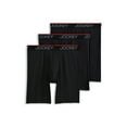 thumbnail image 1 of Jockey Men's Chafe Proof Pouch Microfiber 8.5" Long Leg Boxer Brief - 3 Pack, 1 of 7
