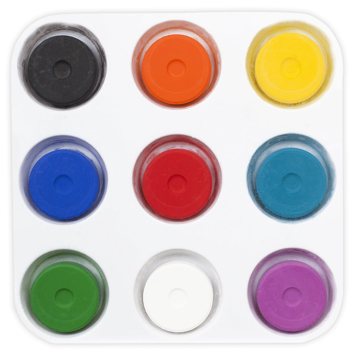 First Impressions Non-Toxic Tempera Paint Cakes - Vibrant Tempera Paint Cakes for All Ages, Safe Painting, Kids Creativity, & More! - 3 Pack