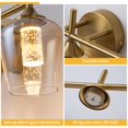 thumbnail image 2 of Luminarias LED para tocador de baño foucasal, 3 luces, 5 CCT, 2 of 9