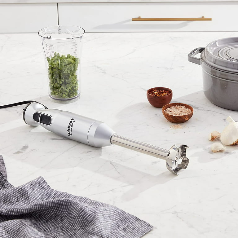 Cuisinart CSB-175SV Smart Stick Two-Speed Hand Blender, Silver Bundle with  Cuisinart Mini-Prep Processor (Brushed Metal) 