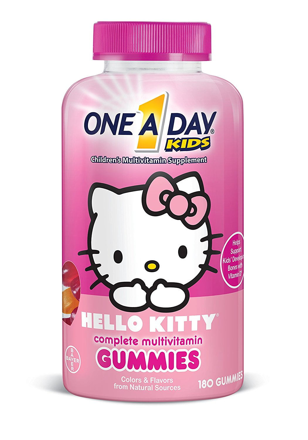 One A Day Kids Hello  Kitty  Multivitamin Gummies 180  Count 