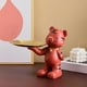 thumbnail image 3 of Estatua de tigre Zulema Bandeja de almacenamiento rojo, 3 of 8