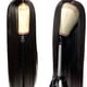thumbnail image 2 of Peluca de cabello humano liso con cierre de encaje Pelucas de cabello humano con encaje frontal para mujeres, 2 of 11