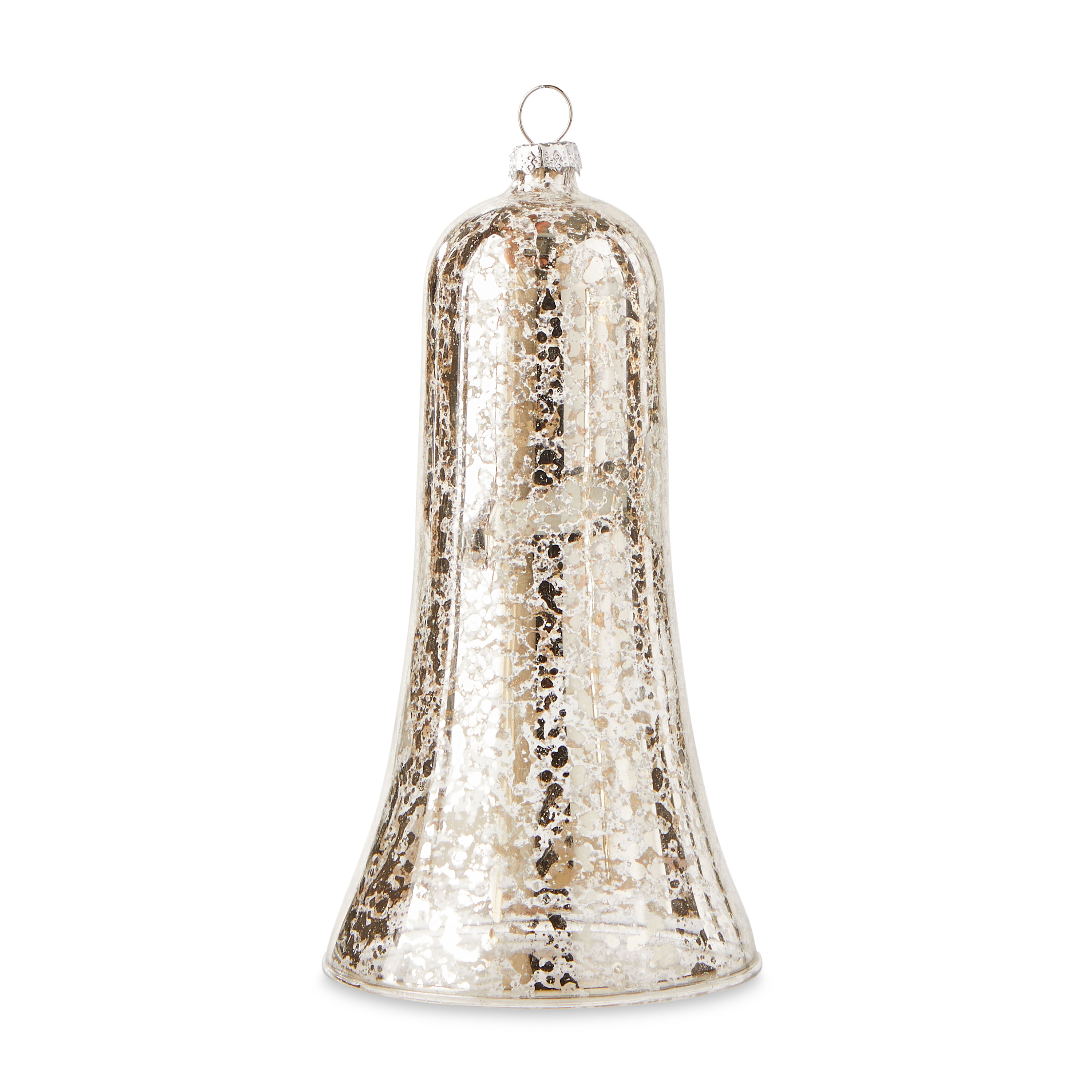 Holiday Time Set Of 2 Glass Bell