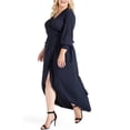 thumbnail image 3 of Standards & Practices-Standards & Practices Elle High/low Wrap Dress-Plus-3X, 3 of 3