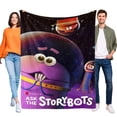 thumbnail image 1 of StoryBots anti-pilling, suave, ligera, esponjosa y acogedora de lujo para hogar y cocina – Perfecta para niños y adultos,130x150cm, 1 of 6