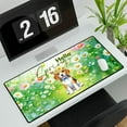 thumbnail image 3 of Beagle Hello Spring Time Flower Floral Nature Desk Mat Full Keyboard Mouse Pad Beagles Dog Lover Gifts Idea Large Mousepad - 02031, 3 of 5