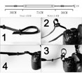 thumbnail image 4 of Dsscvnef Rétro Style Caméra Durable Ceinture à Sangle Élargie Ethnique, Motif Confortable, Matériau, Longueur Réglable, Parfait pour Appareils Photo Reflex et Sans Miroir, 4 of 6
