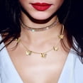 thumbnail image 1 of Collar de mariposa, regalos de joyería, moda clásica romántica, colgante de cadena, para Navidad, novia, , mujer, cumpleaños oro, 1 of 8