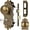 Antique Brass, variant on Mortise Lock Door Knobs Interior Matte Black Door Knob Antique Door Handle Skeleton Key Privacy Vintage Door Locks for Bedrooms Bathroom