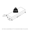 thumbnail image 3 of Furinno TANNA 22-Inch Wall Mounted Floating Display Shelves in Tobacco Set of 2, 3 of 6