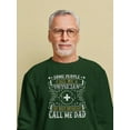 thumbnail image 2 of A Physician Dad Sweatshirt Men -Image by Shutterstock, Male Small, 2 of 4