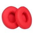 thumbnail image 1 of 2 Pcs Coussinets d'Oreille de Rechange Coussin pour Beats Solo 2 / 3 Écouteurs Supra-Auriculaires Sans Fil Rouge, 1 of 7