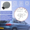 thumbnail image 7 of Primer Fuel Gas Tank Door Cover for 2008-2018 VW Tiguan MK1 5N0809857DGRU, 7 of 7