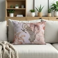 thumbnail image 6 of Throw Pillow Cover - 1 Piece Decorative Bird Printed with Floral Design Cushion Case for Home Decor Sofa Couch Chair Bed Patio Living Room Bedroom - 14X22 inches, 6 of 8