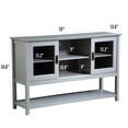 thumbnail image 4 of Grey MDF Sideboard with Cable Management / Tempered Glass Doors and Shelf Adjustability, 4 of 4