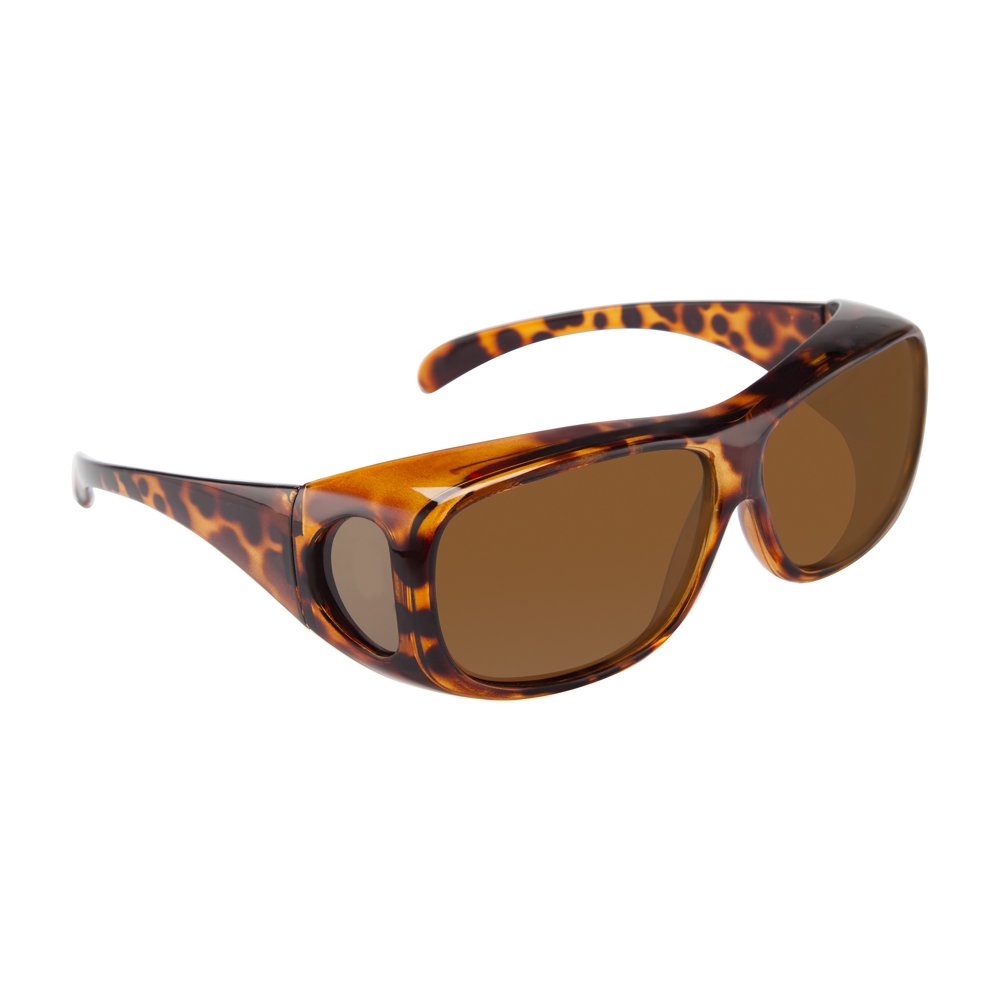 Solar Panels Orbit Over Fit Sunglasses Tortoise/polarized Brown