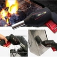 thumbnail image 4 of Ventilador de barbacoa portátil con manivela manual para mejorar la eficiencia de la combustión, salida de aire de metal de tamaño compacto ideal para aventuras de cocina al aire libre, mango, 4 of 4