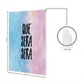 thumbnail image 4 of WIRESTER Canvas Prints Art Poster, Que Sera Sera, 8 x 10 inch Gifts Wall Home Decoration Canvas Artwork Poster, 4 of 7