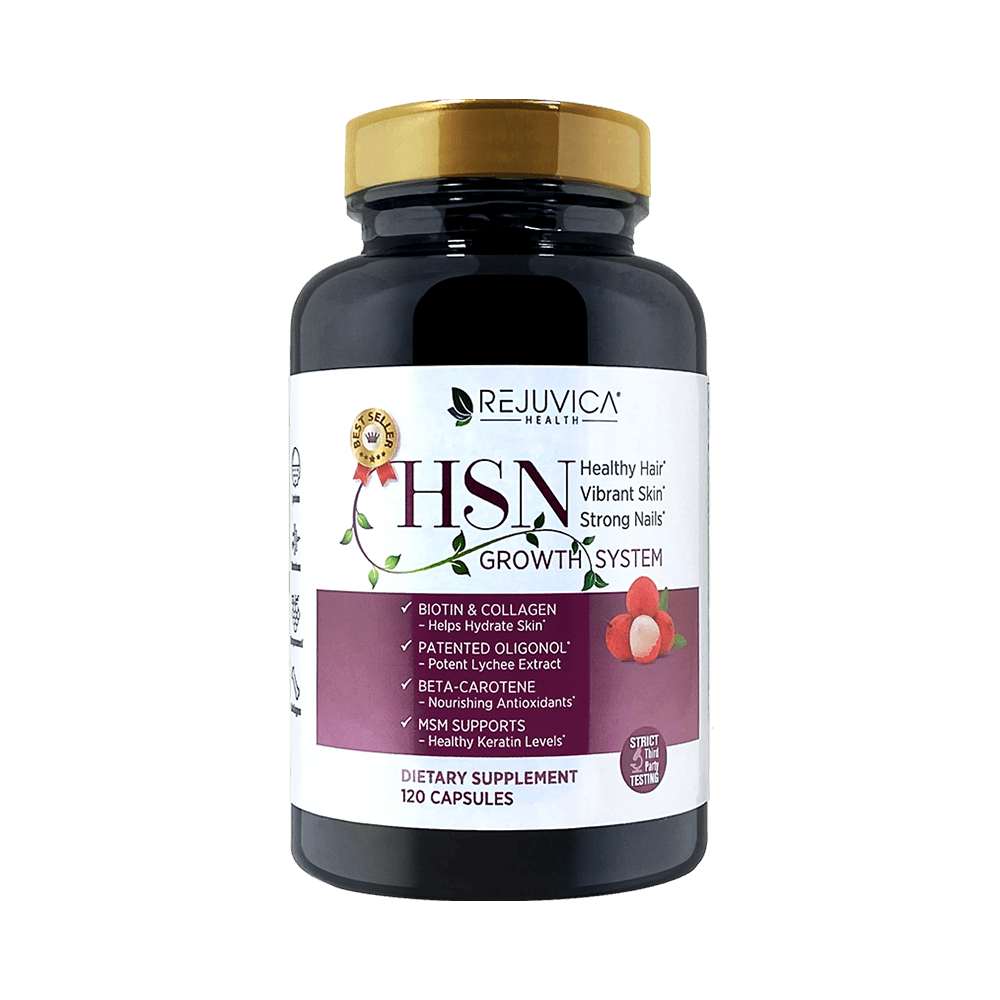 HSN System - Advanced Hair, Skin & Nails Support Supplement - Oligonol, Biotin,  Hyaluronic Acid, Collagen, Bamboo Extract  & More!
