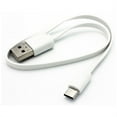thumbnail image 5 of White Short 1ft Flat USB Cable Compatible With ASUS ZenFone Max Plus M1 5Q 3 Max, Google Nexus 7 2 7 - Barnes & Noble NOOK HD+ HD Color - BLU Vivo XI, Tank Extreme Pro (T0010UU), Studio X8 HD, 5 of 6