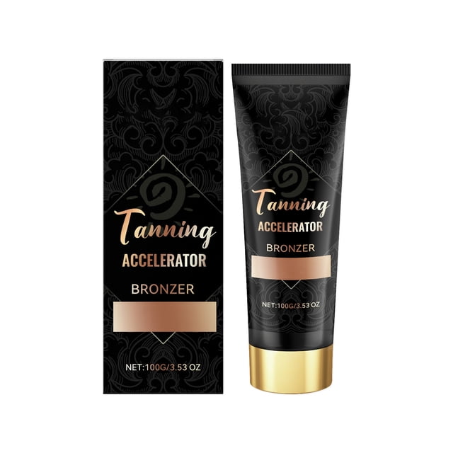 Binmer Dark Tanning Lotion Advanced Body Tanner And Tanning Accelerator Instant Bronzer And Tanning Enhancer Tanning Cream For Solarium And Sun 100g