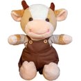 thumbnail image 1 of Rural Cow Stuffed Animals-Cute Stuffed Cow Plush with White Veil-Fluffy Cow Plush Toys-Comfortable for Birthday Gift 12.5 Inches, 1 of 4
