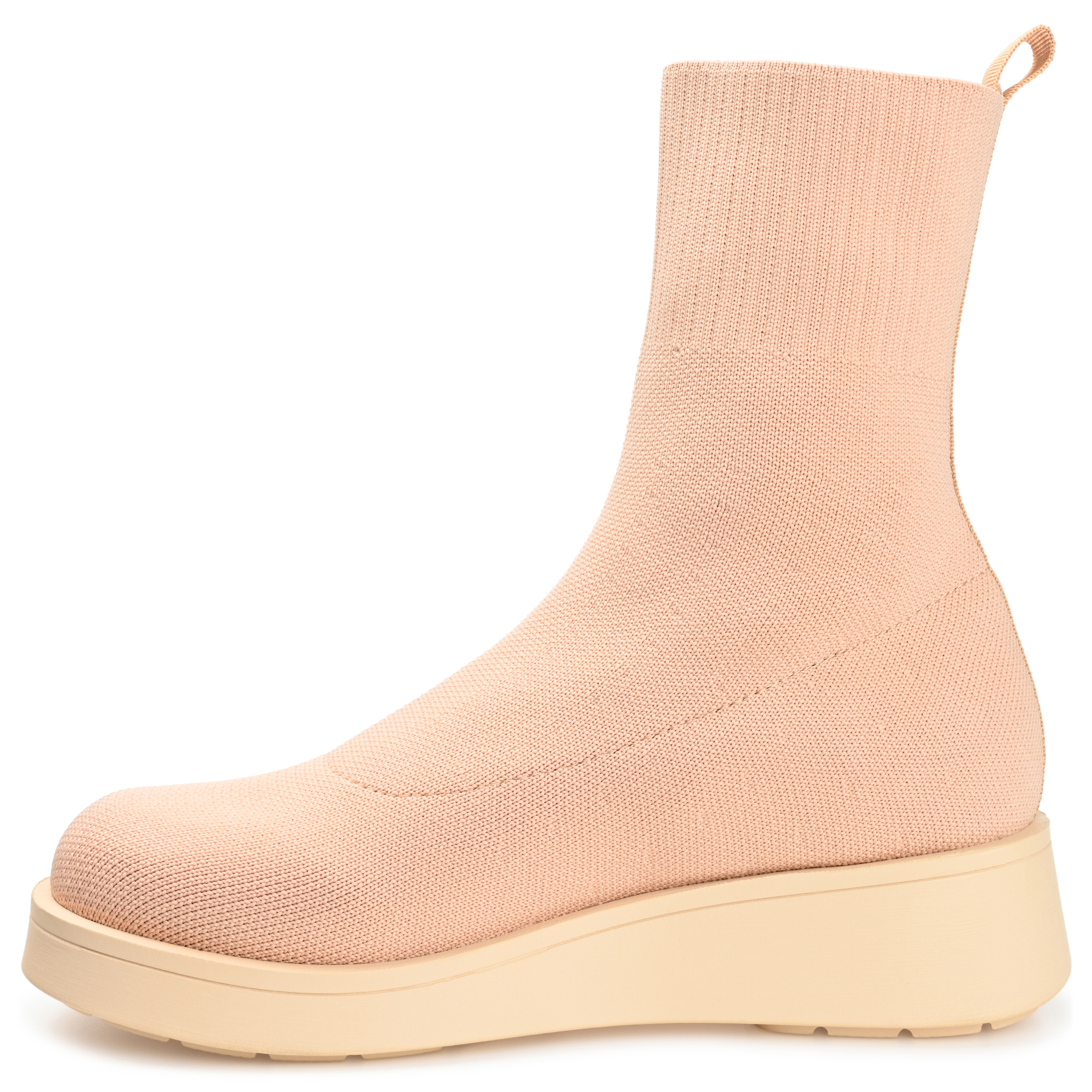 Journee Womens Ebby Pull On Platform Booties