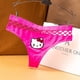 thumbnail image 1 of Bragas sexys de Hello Kitty para mujer, ropa interior de dibujos animados Kawaii Kt Kuromi, pantalones flexibles suaves para Fitness, regalos, 1 of 4