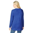 thumbnail image 2 of Woman Within Plus Size Perfect Long-Sleeve V-Neck Tunic, 2 of 6