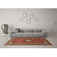 thumbnail image 3 of Ahgly Company Indoor Round Medallion Brown Traditional Area Rugs, 8' Round, 3 of 4