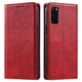 thumbnail image 2 of Nalacover for Samsung Galaxy S20 Wallet Case, Vintage PU Leather Book Folding Folio Case with Credit Card Slots Hidden Magnetic Closure Flip Kickstand Shockproof Slim Phone Case,Red, 2 of 8