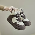 thumbnail image 5 of Mepaouo Women's Fleece Snow Boots Thick Sole Waterproof Walking Sneakers Casual Shoes(Brown,6.5), 5 of 9