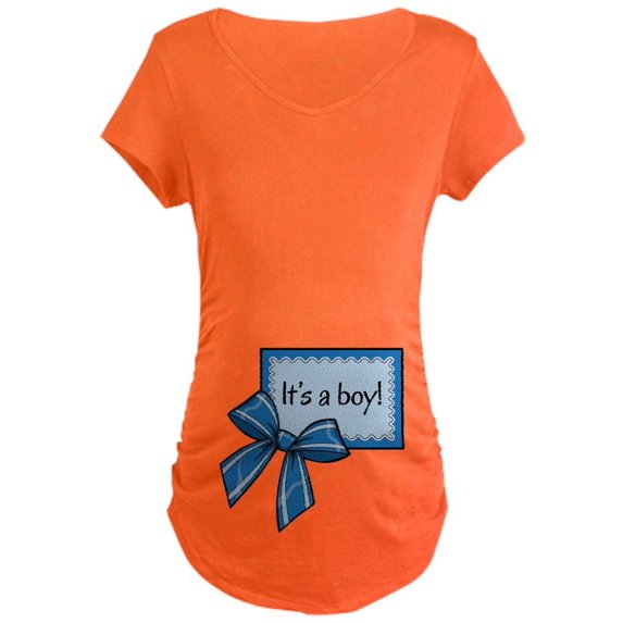 CafePress - Its A Boy! Maternity T Shirt - Maternity Dark T-Shirt