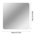 thumbnail image 3 of VVQ 1Pc Irregular Wall Mirror Tiles, Explosion Proof Acrylic Stick On Mirror for Bathroom Bedroom, High Definition Self Adhesive Frameless Vanity Mirror Decor, 3 of 6