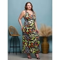 thumbnail image 2 of Plus Size Butterfly Sleeveless Racerback Maxi Dress, 2 of 3