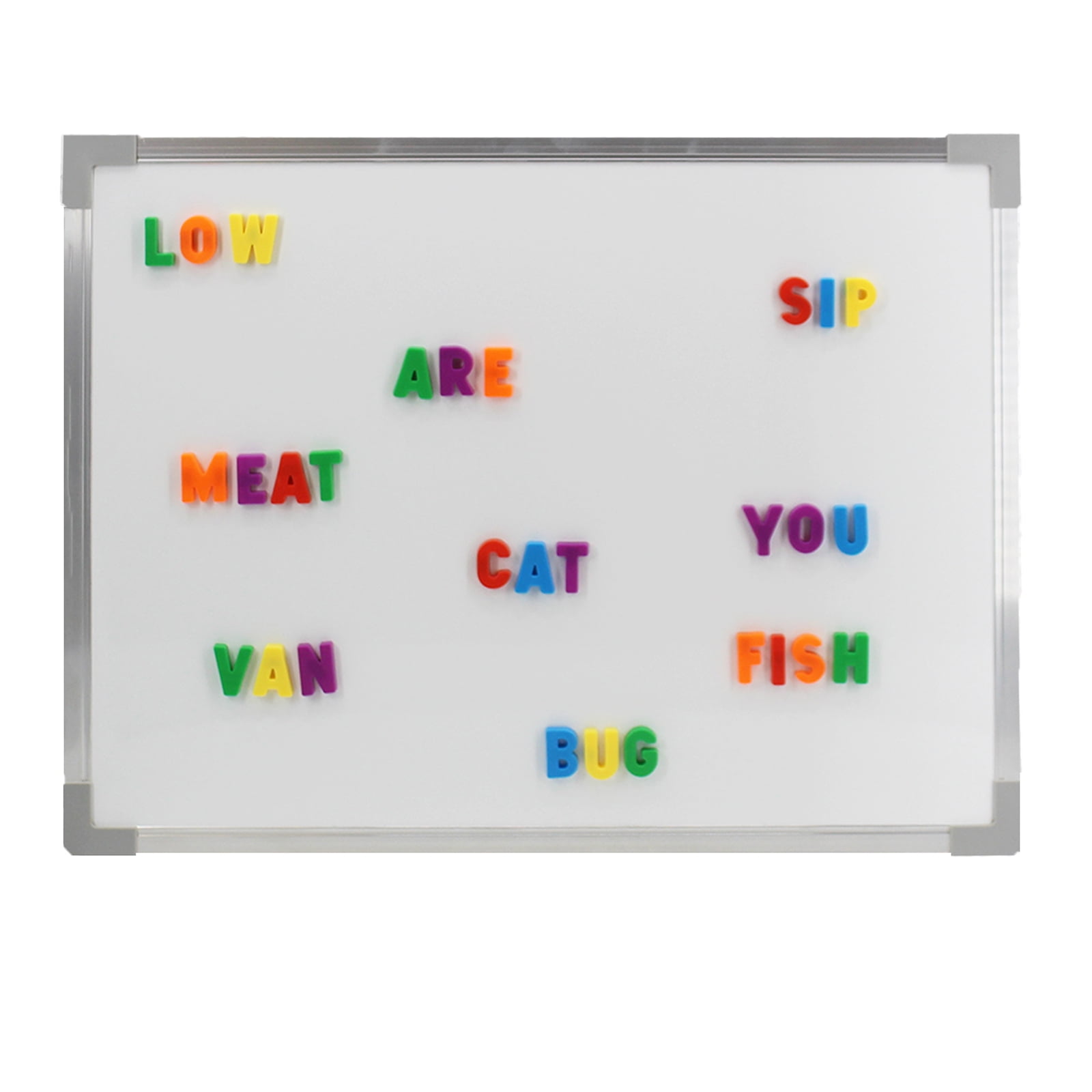 Crestline Products Magnetic Dry-Erase and Flannel Board, 18" x 24"