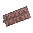 thumbnail image 2 of NWOKYZGH 1Pc Chocolate Molds Silicone Christmas, Small Silicone Molds with 6 Shapes of Mini Candy Mold for Gummy/Fudge/Jelly/Fruit Snacks, 2 of 9