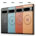 thumbnail image 5 of for Google Pixel 8 Magnetic Case, PU Leather Case [Compatible with MagSafe] [Military Grade Drop Tested] Ultra Slim Shockproof Non-Slip Anti-Fingerprint Rigged Phone Case,Brown, 5 of 5