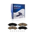 thumbnail image 3 of Detroit Axle - Front and Rear Brake Pads for 2009-2018 Dodge Ram 1500, 2007-2009 Durango, Ceramic Brake Pads Replacement Brakes, 3 of 7