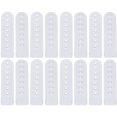 thumbnail image 1 of 50pcs Snapback Extender Hat Strap Clip Plastic Repair Fasteners Buckle Strap with 7 Holes for Baseball Cap Cowboy Hat (White), 1 of 8