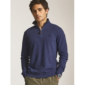 Chaps Men's Riverstone Quarter Zip Sweater